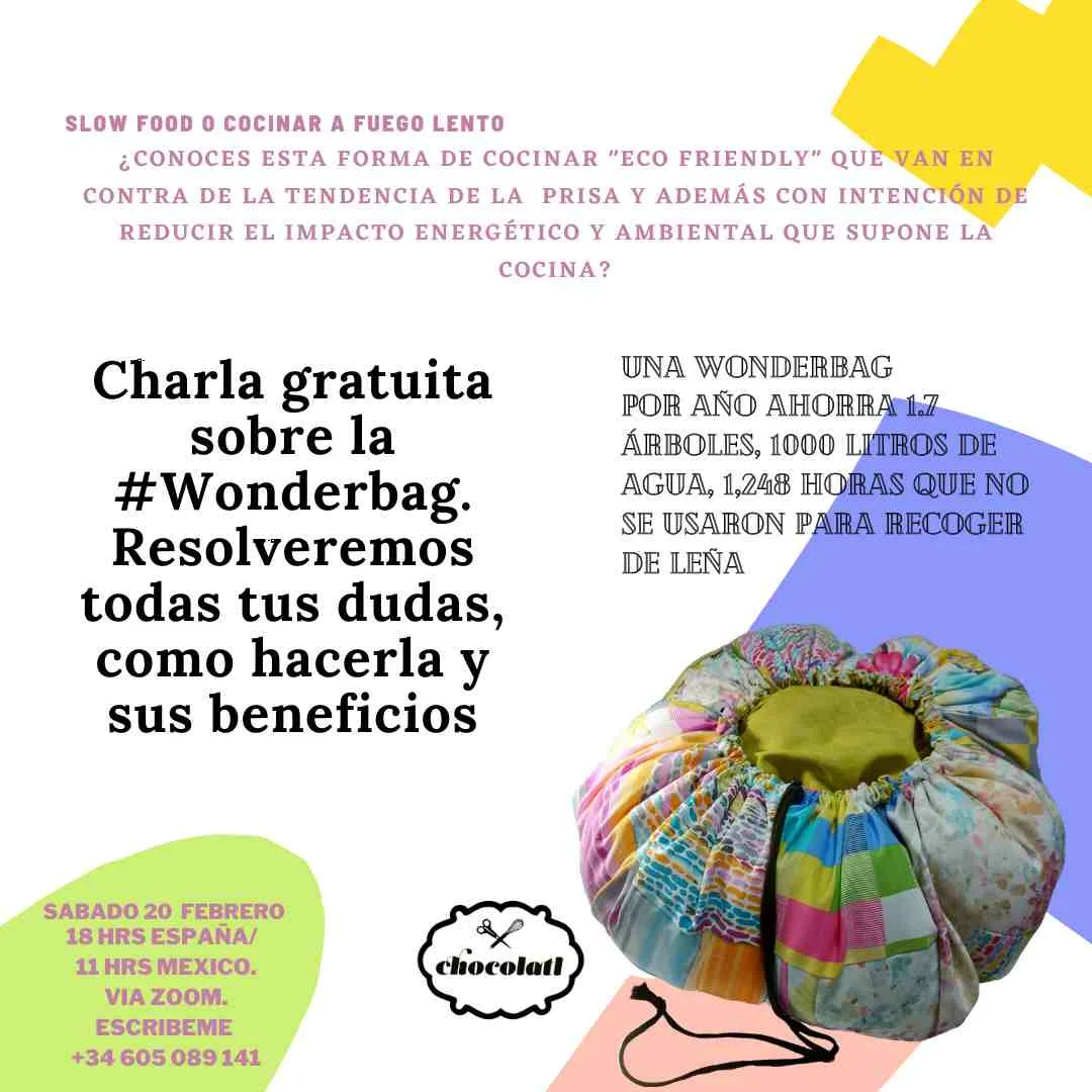 wonder bag charla gratuita