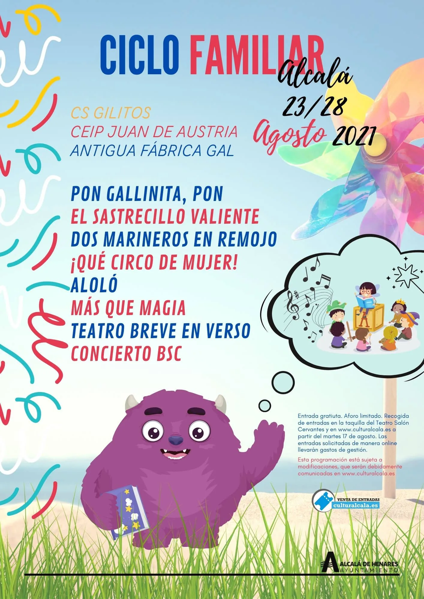 ciclo familiar en agosto