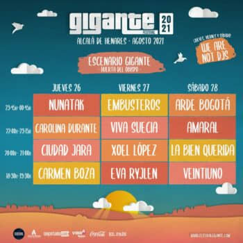 Festival Gigante 2021. Programa completo