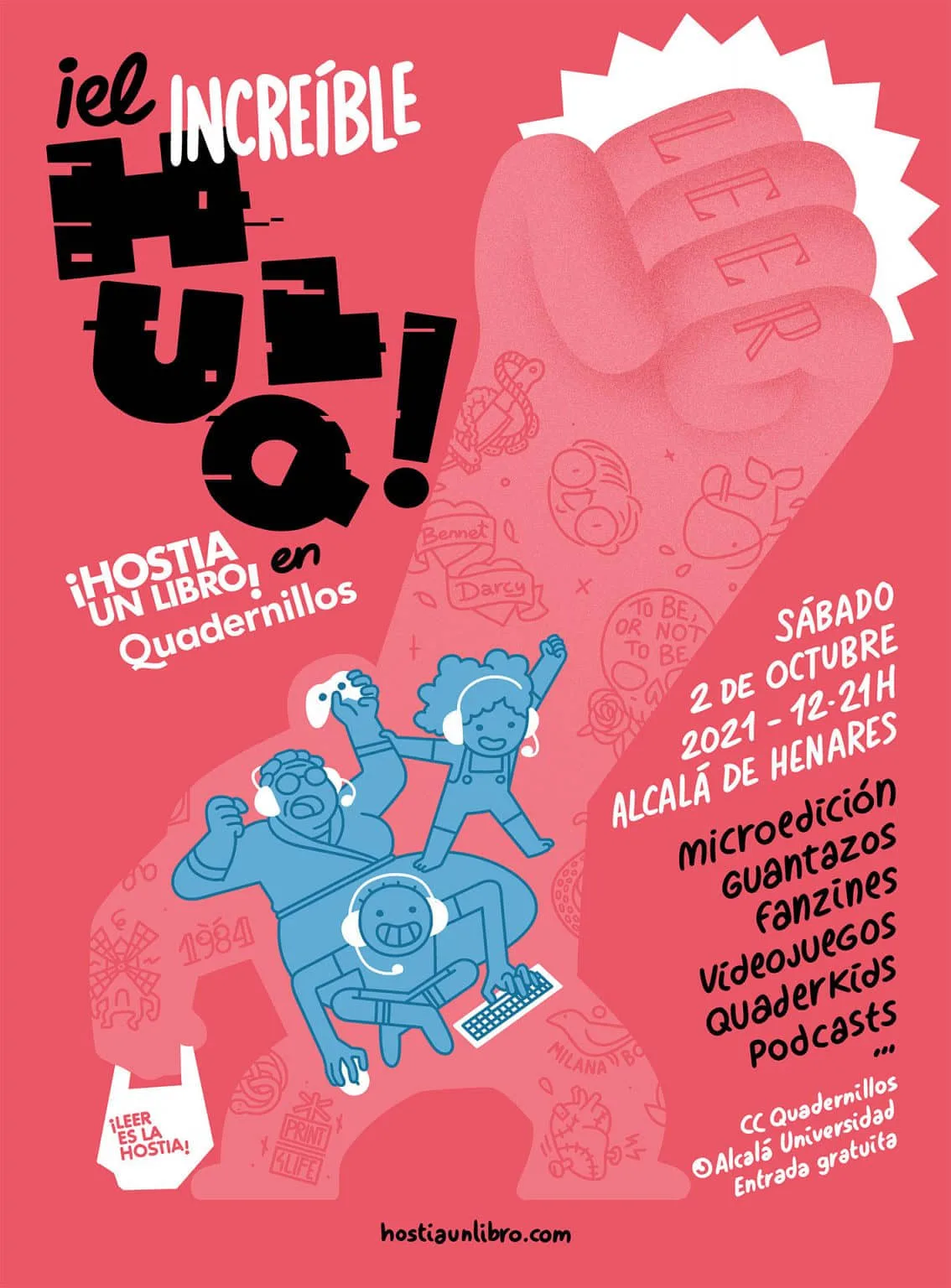 hostia un libro