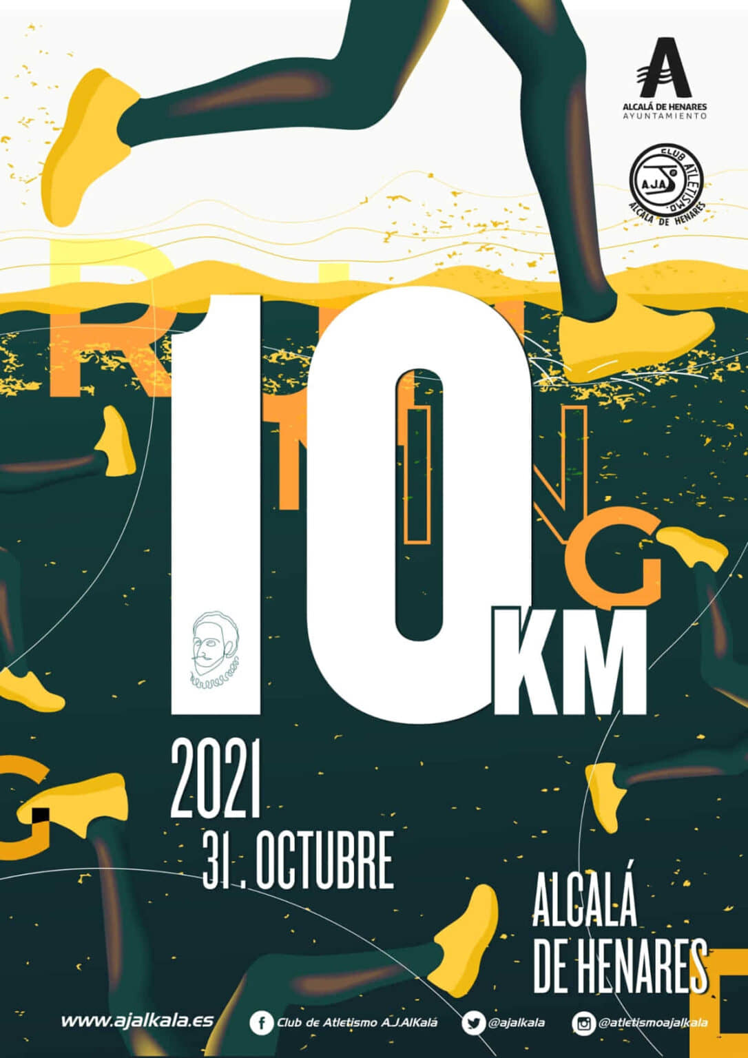 cartel carrera 10km