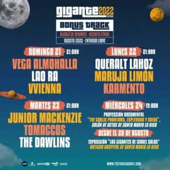 Festival Gigante Bonus Track GRATIS 2022