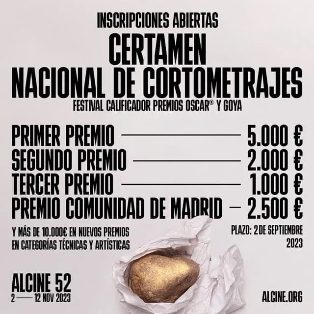 inscripción ALCINE