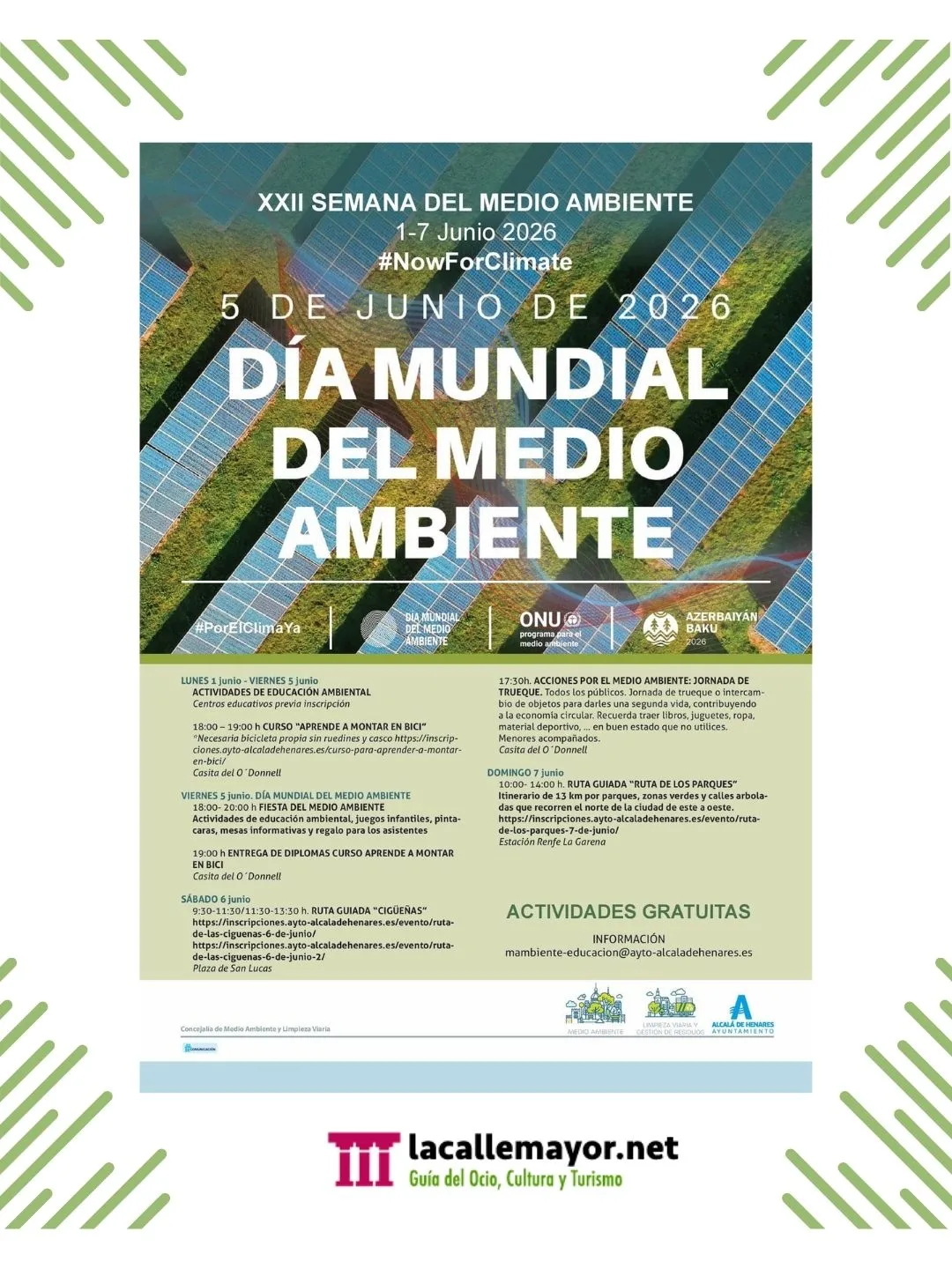 fiesta medioambiente
