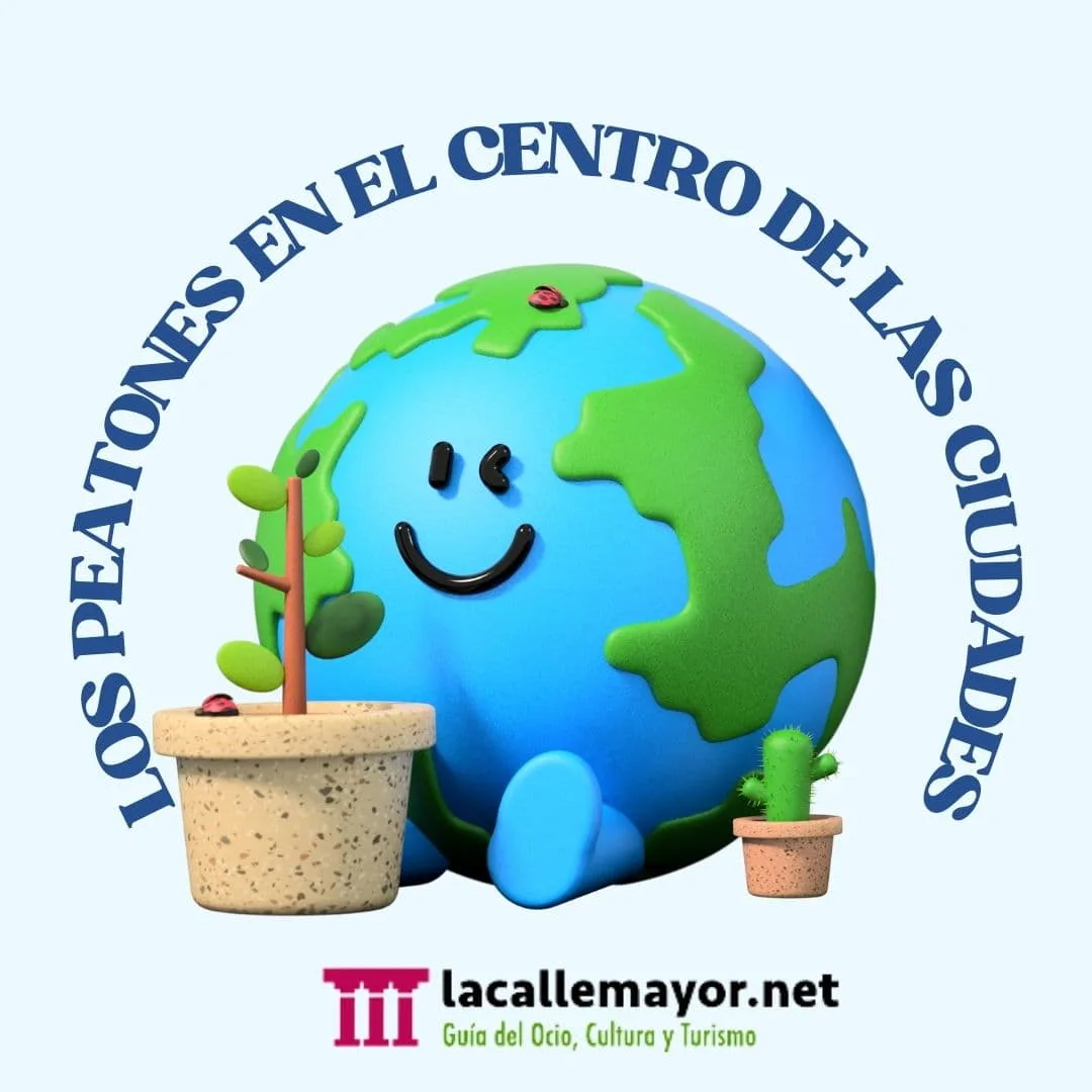 los peatones en el centro