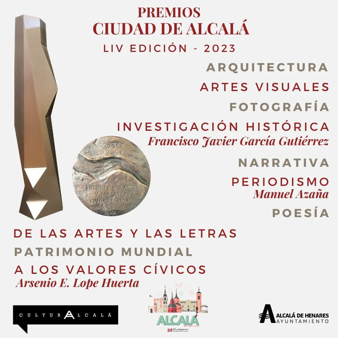 cartel premios ciudad de alcala 2023