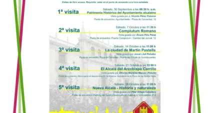 Visitas guiadas temáticas en otoño 2023 en Alcalá