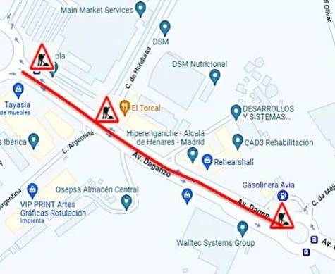 trafico olivar