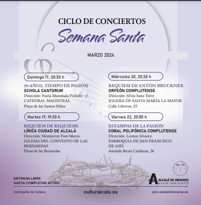 conciertos semana santa