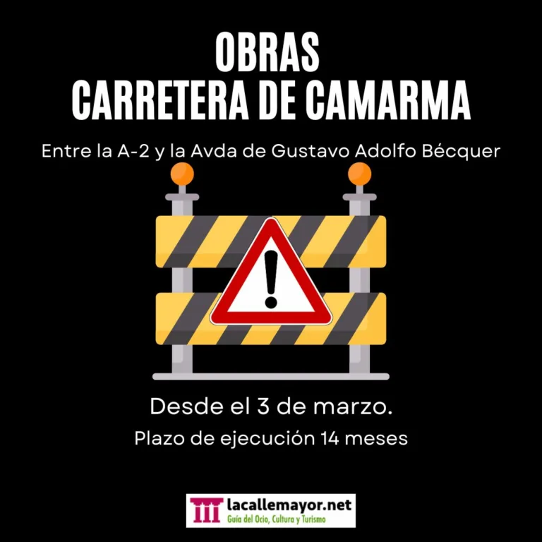 obras carretera camarma