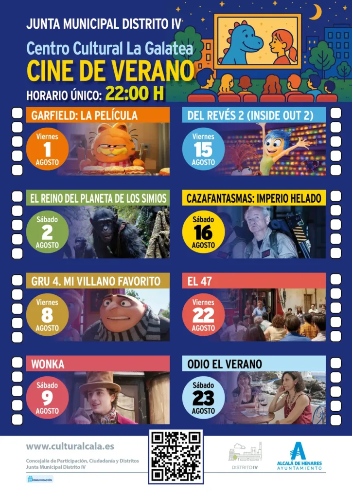 cine de verano en la galatea