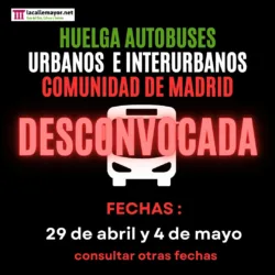 huelga de autobuses