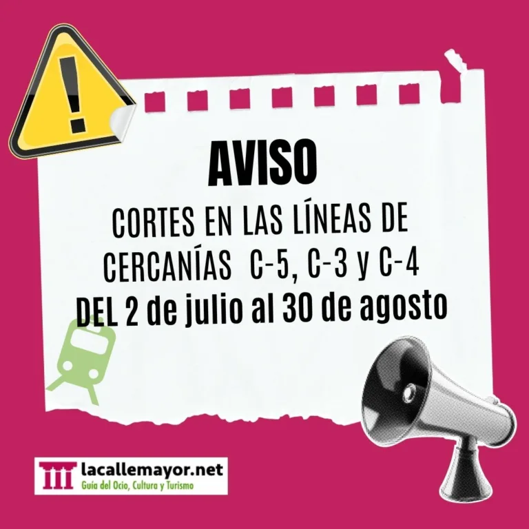 aviso cortes renfe cercanias