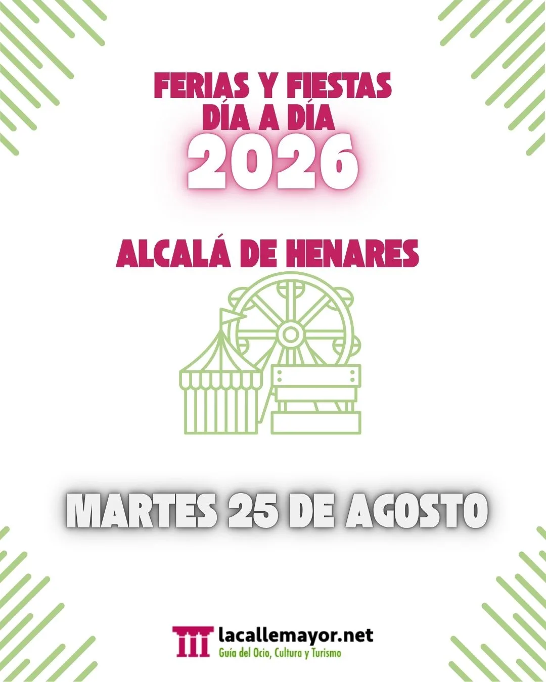 martes 25 de agosto