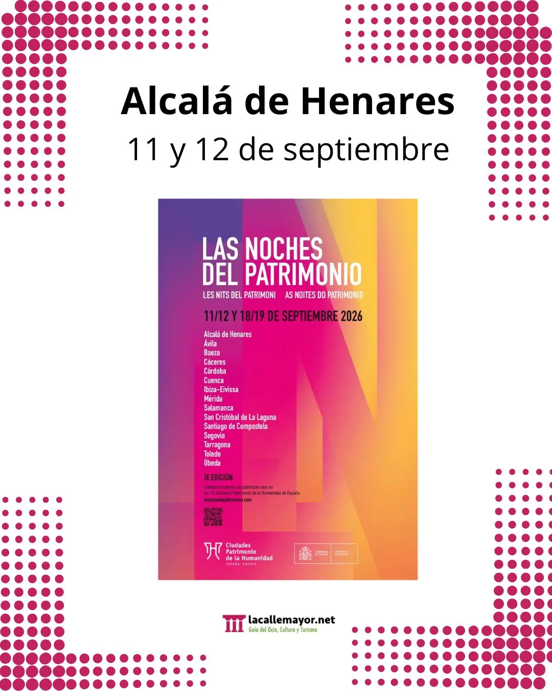 noche del patrimonio