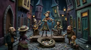 musicos callejeros IA