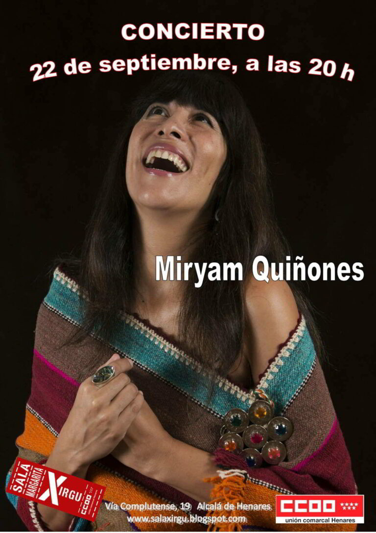 Cartel Miryam Quiñones