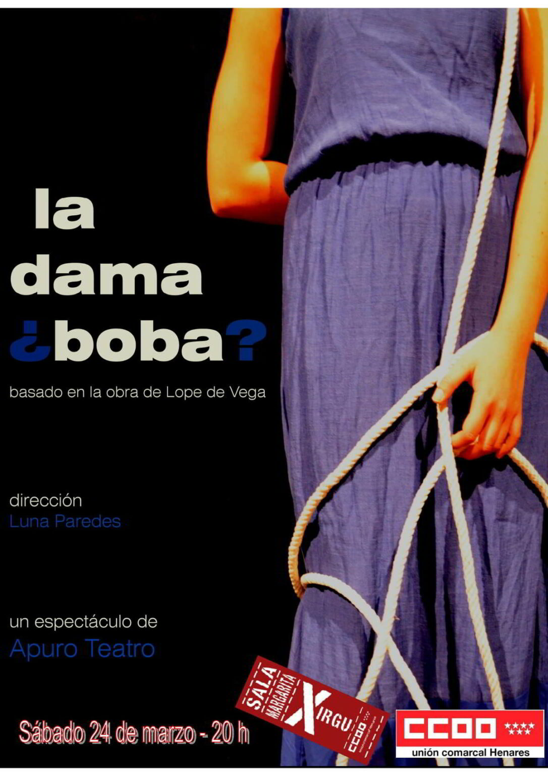 cartel La Dama Boba